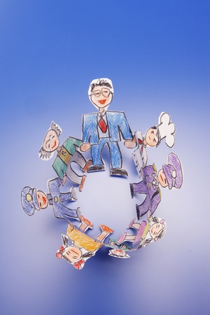 Illustrations, various peopleの写真素材