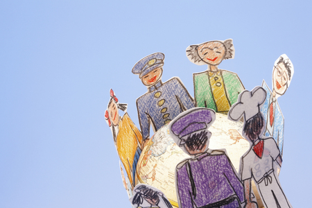 Illustrations, various peopleの写真素材