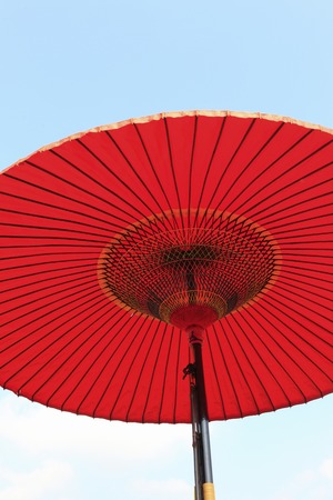 Japanese umbrella の写真素材