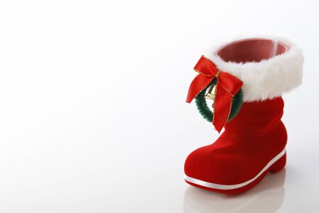 Christmas bootsの写真素材