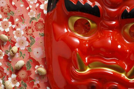 Demon faceの写真素材