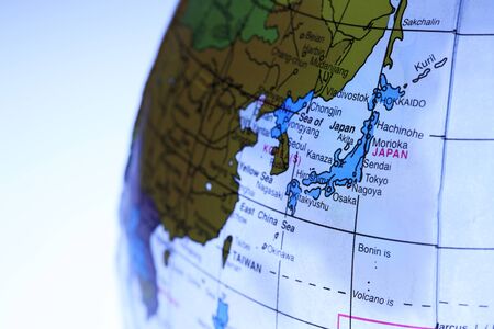 Vinyl ball Globesの写真素材