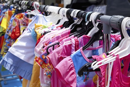 Flea marketの写真素材