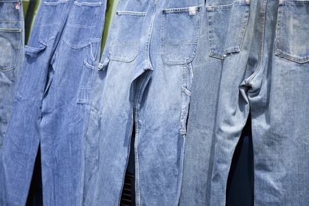 Jeans at Flea marketの写真素材