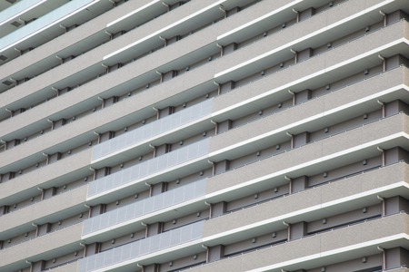 Immediately after completion of the apartment appearanceの写真素材