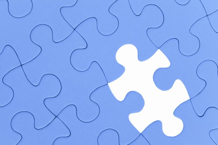Jigsaw puzzleの写真素材