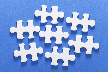 Jigsaw puzzleの写真素材