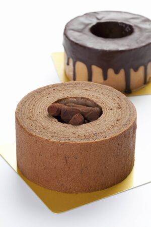 Choco Baumkuchenの写真素材