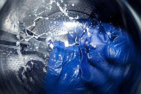 Rotating drum of water-saving washing machineの写真素材