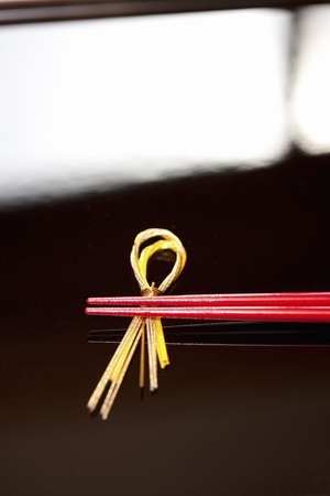 Chopsticks and chopstick restの写真素材