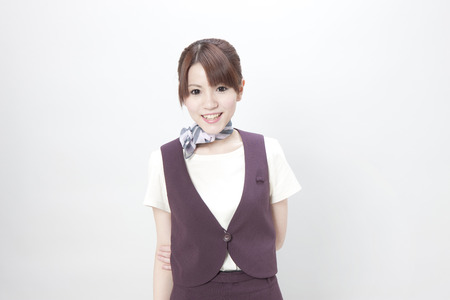 Cafe staff imageの写真素材