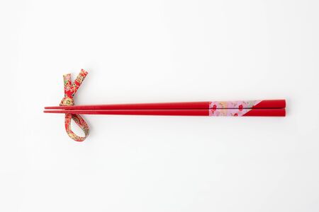 Chopsticks and chopstick restの写真素材
