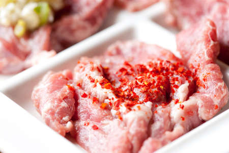 Pig skirt steakの写真素材