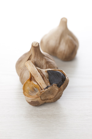 Black garlicの写真素材