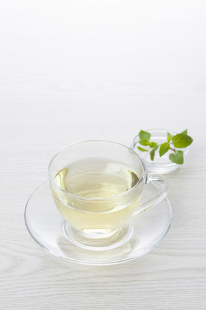 Peppermint herbal teaの写真素材