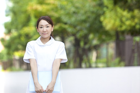 Nurses face fileの写真素材