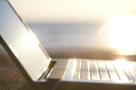 Laptopの写真素材