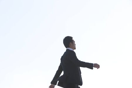 Businessman walkingの写真素材