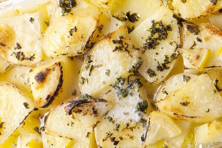 Buttered potatoの写真素材