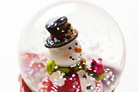 Snowman dollの写真素材