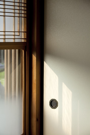 Windowsill of Japanese houseの写真素材