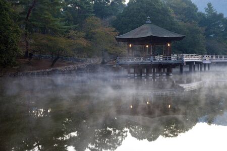 Nara morning haze -Doの写真素材