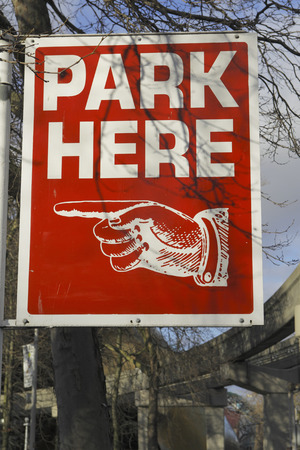 Signs of parkingの写真素材