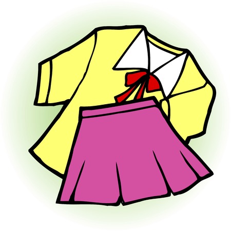 Seasonal change of clothesの写真素材