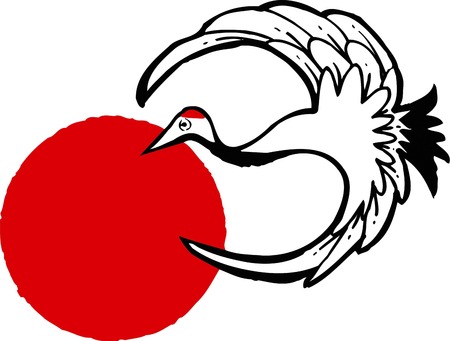 The crane on the first dayの写真素材