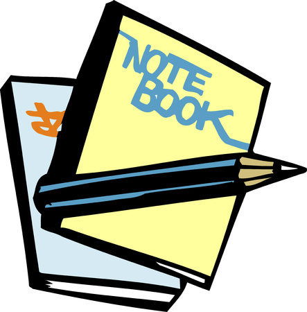 Notebookの写真素材