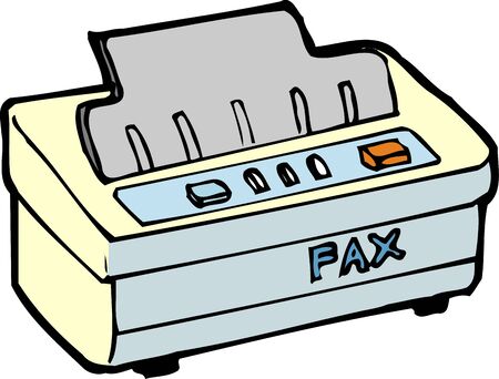 Faxの写真素材