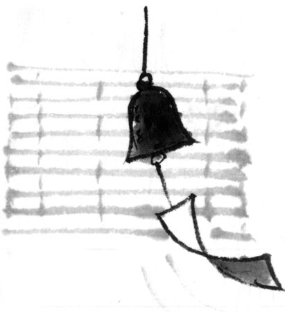 Wind chimesの写真素材