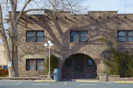 Building of Cameron trading post markの写真素材