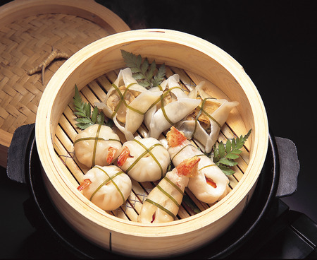 Seafood Shaomaiの写真素材