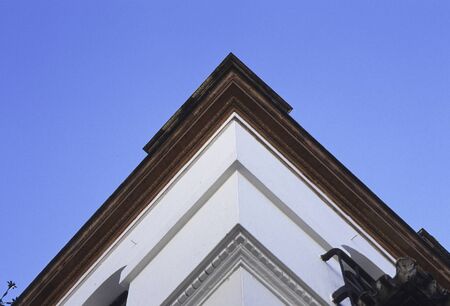 The corner of the street cornerの写真素材