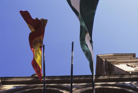 Spain Square Flag