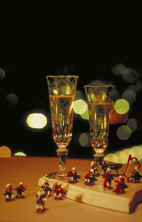 Glass of champagneの写真素材