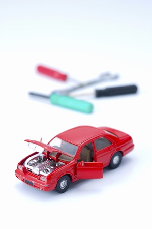 Failure of carの写真素材