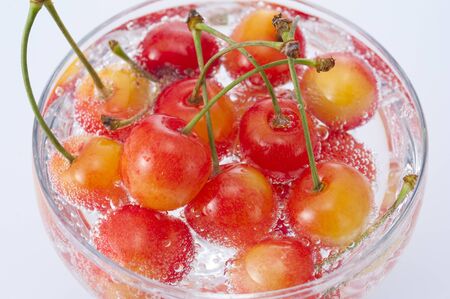 Cherries compoteの写真素材