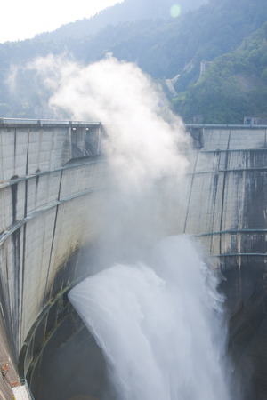 Kurobe damの写真素材