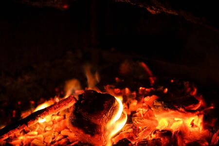 Campfire flame