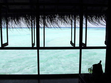 Water cottageの写真素材