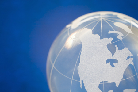 Glass globesの写真素材