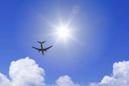 Planes and light and thunderheadの写真素材