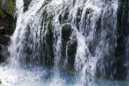 Waterfall white beard