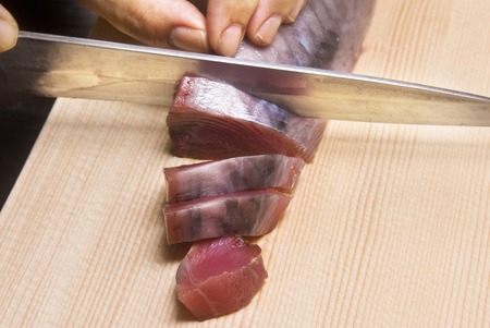 Cut the bonitoの写真素材