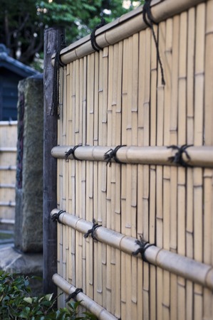 Bamboo fenceの写真素材