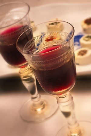 Red wine and cheeseの写真素材