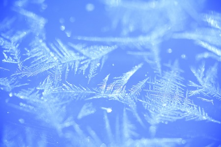 Crystal glass with iceの写真素材