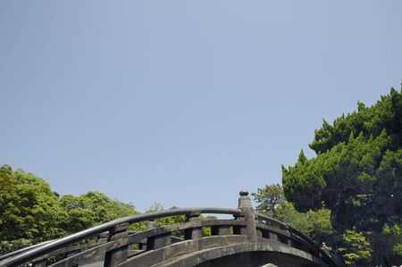 Sky and bridgeの写真素材